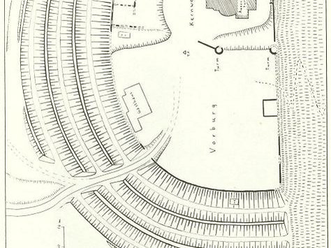 Plan des Plateaus 1960er Jahre