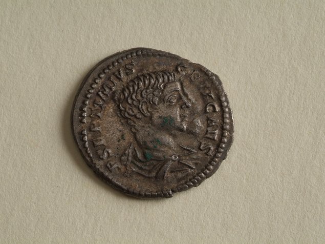 Denar des Geta, Sohn des Septimus Severus, 209 bis 212