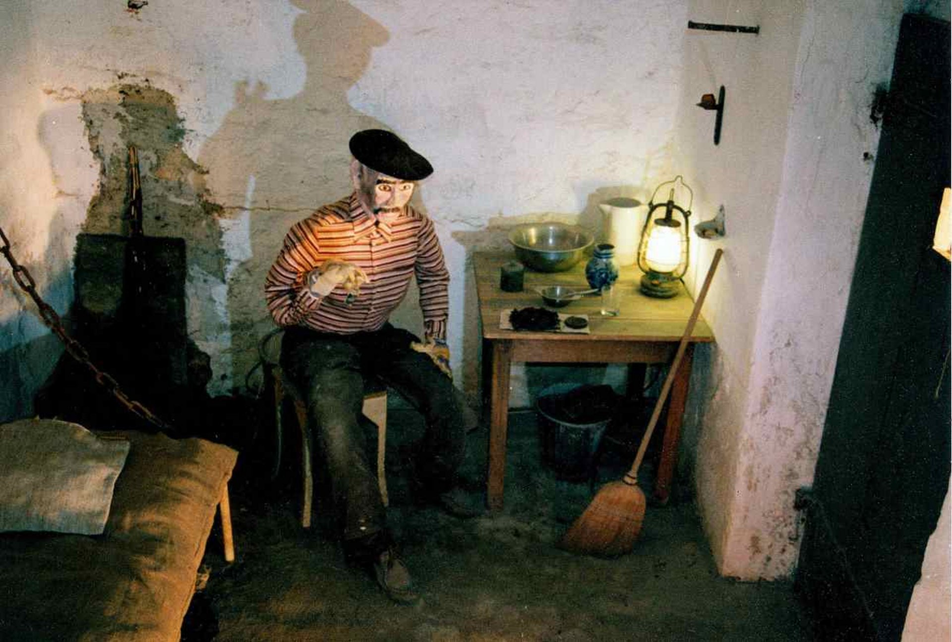 Die letzte erhaltene Gefängniszelle